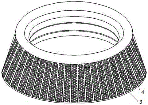 A preparation method of a honeycomb ceramic-metal composite vertical mill roller