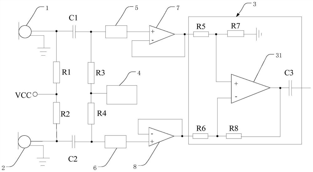 Microphone directivity adjusting method and circuit