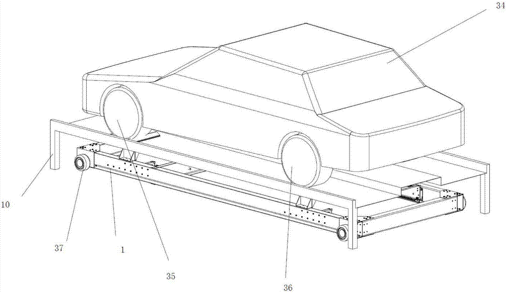 Automobile carrier with car arrester