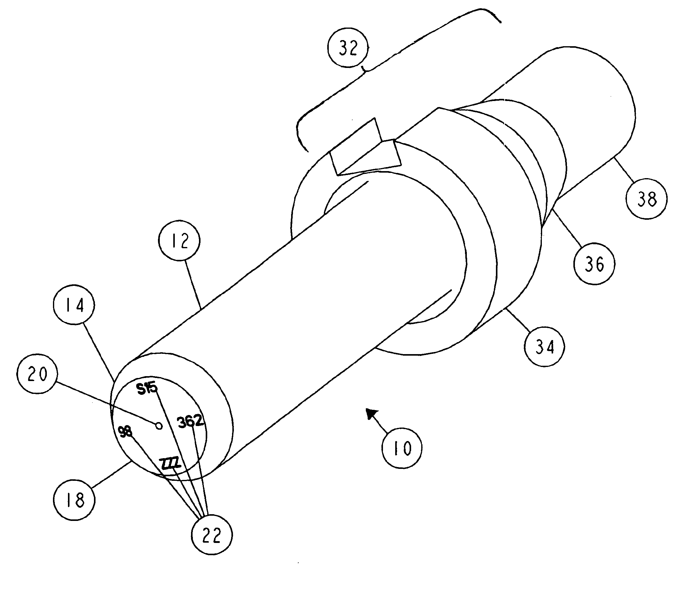 Fiber optic component marking with fiber optic indicia