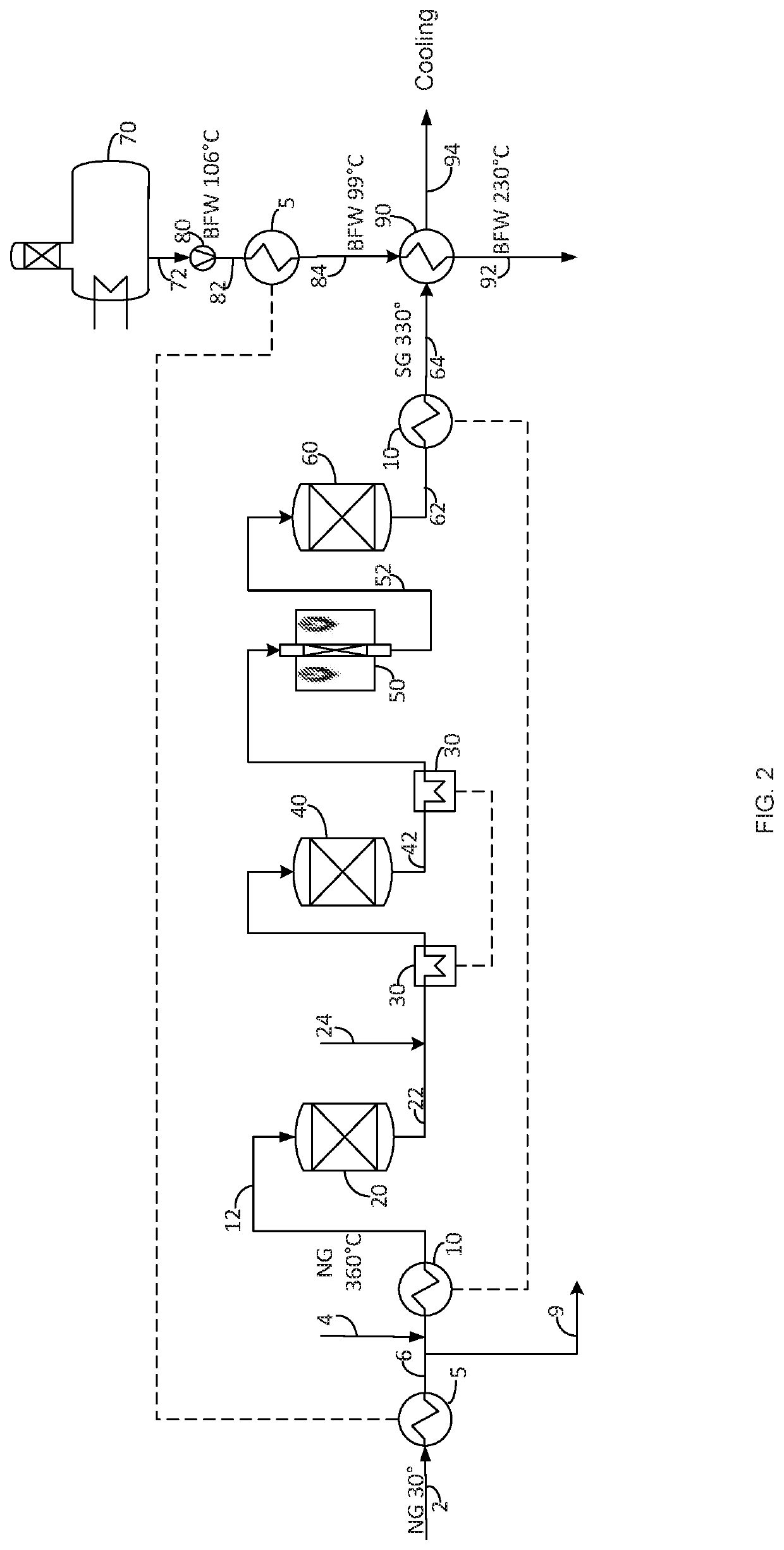 Apparatus for improving thermal efficiency of steam production