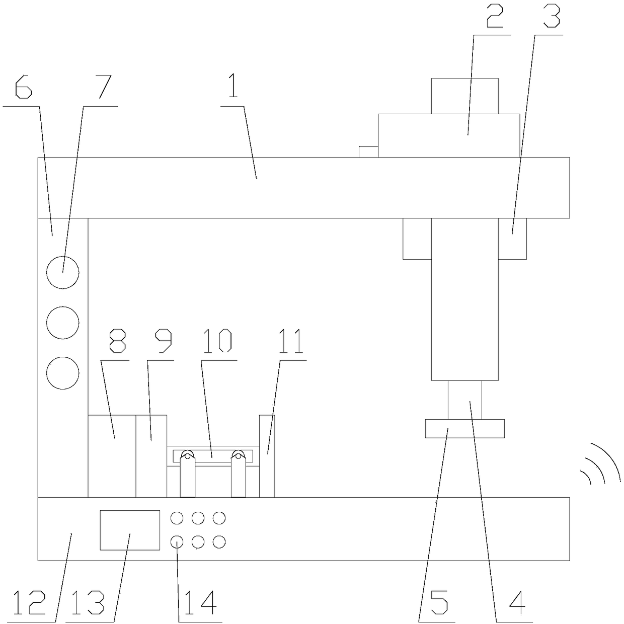 An intelligent stamping device for industrial production