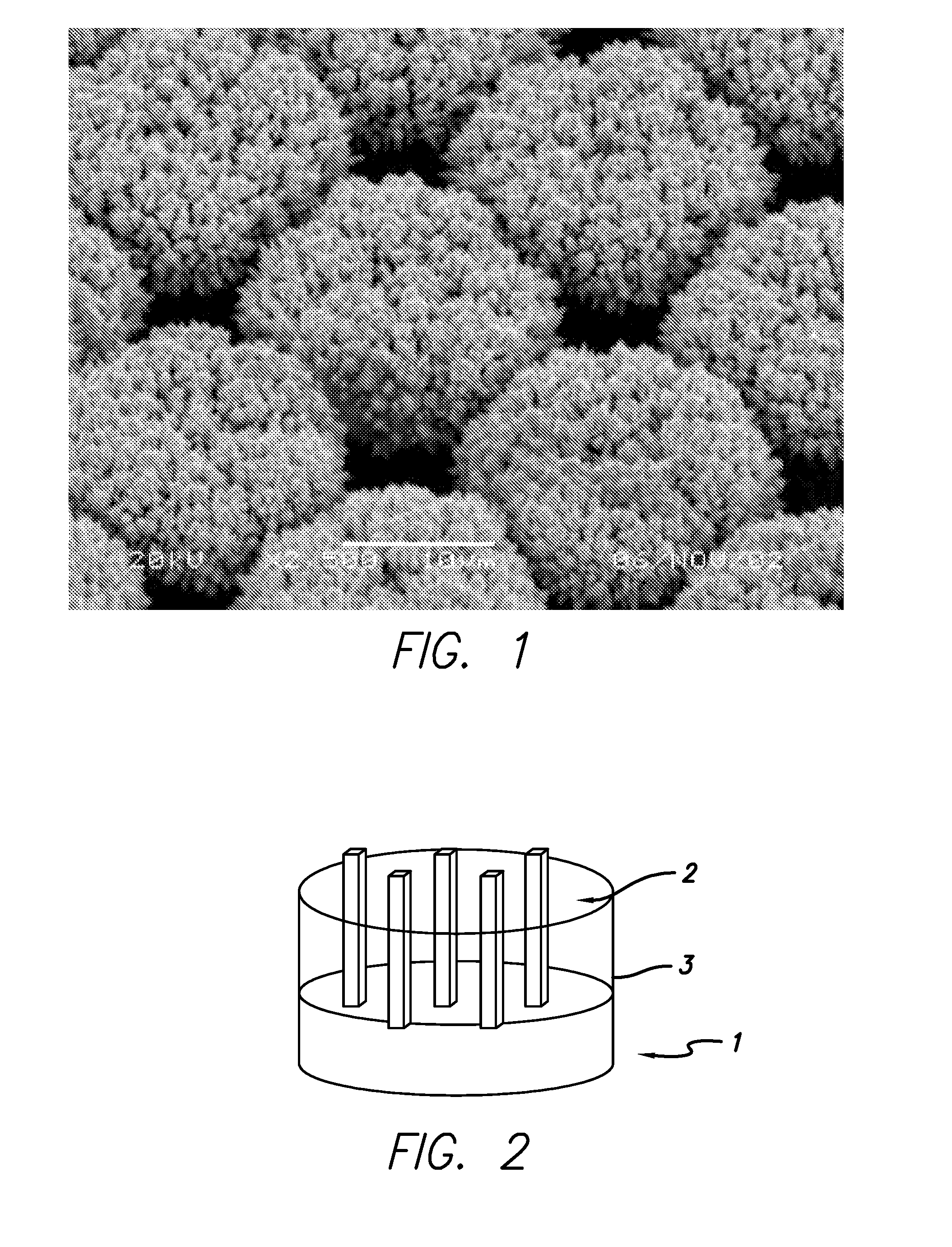 Electrode with increased stability and method of manufacturing the same