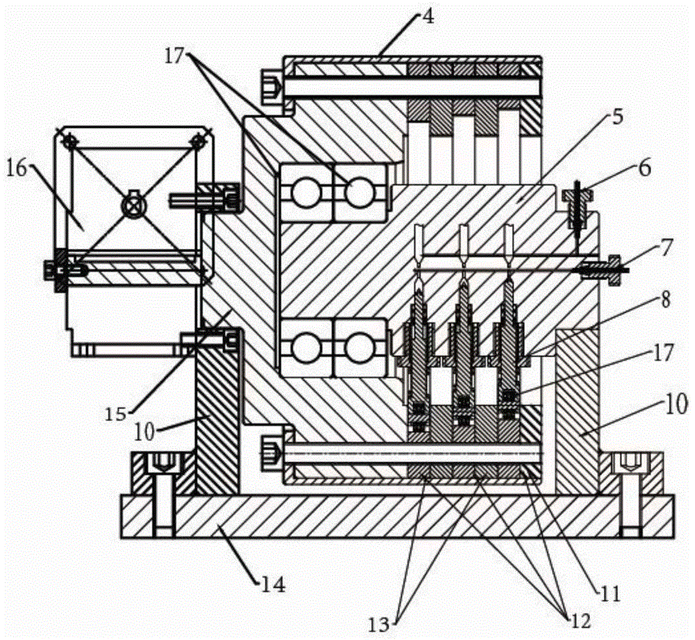 Multi-layer radial plunger micro-metering pump