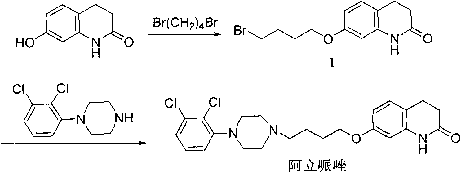 Aripiprazole intermediate synthesis method