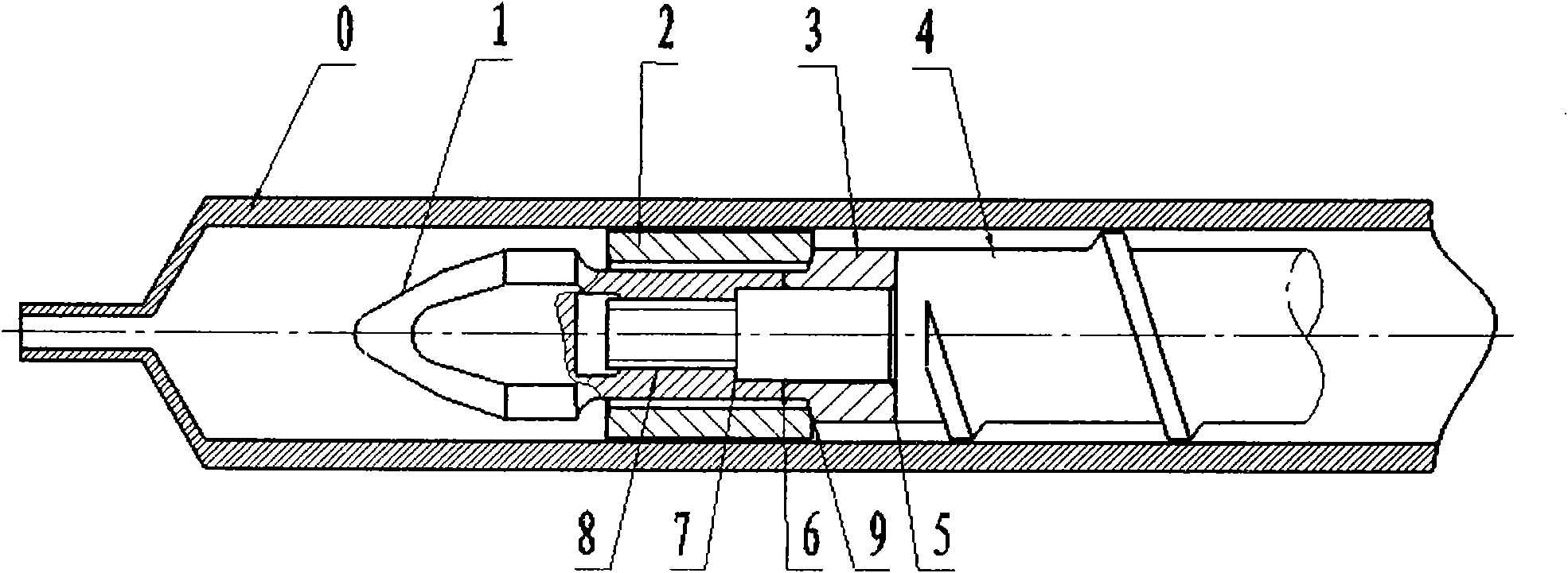 Threaded rod of injection molding machine with reversely connected threaded rod head