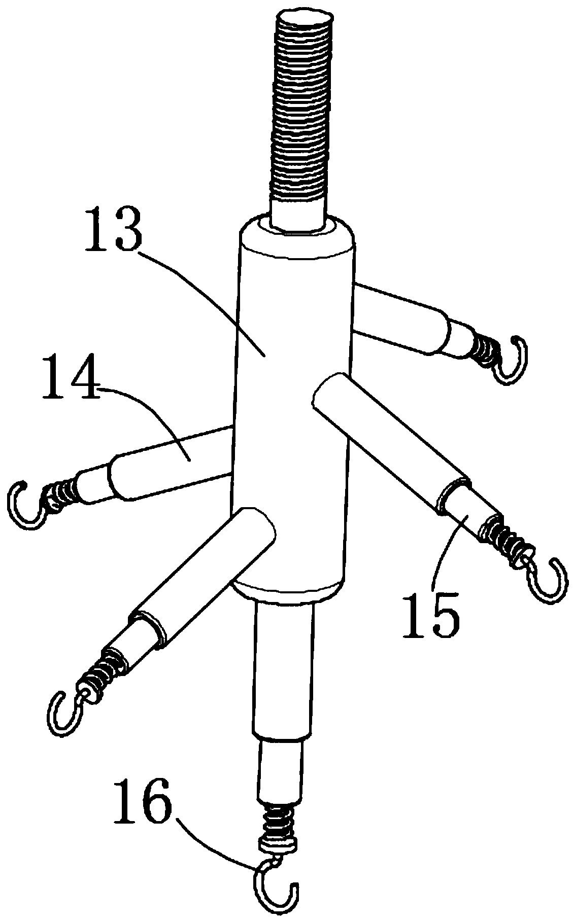 A neurosurgical retractor fixation device