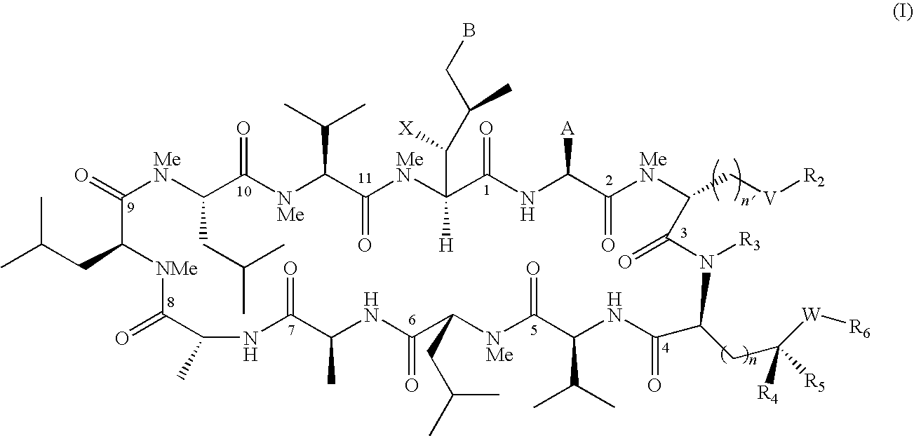 Cyclosporin analogues for preventing or treating hepatitis c infection