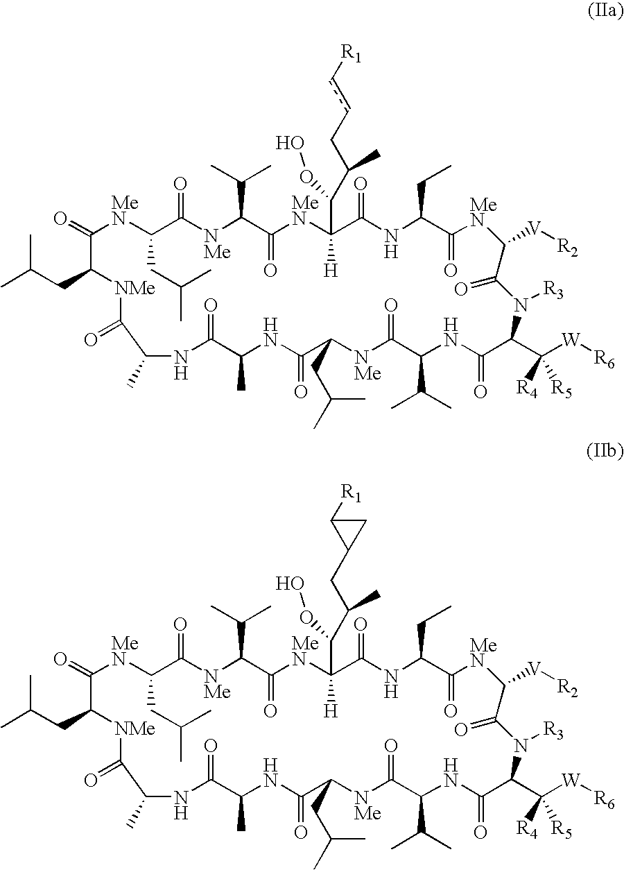 Cyclosporin analogues for preventing or treating hepatitis c infection