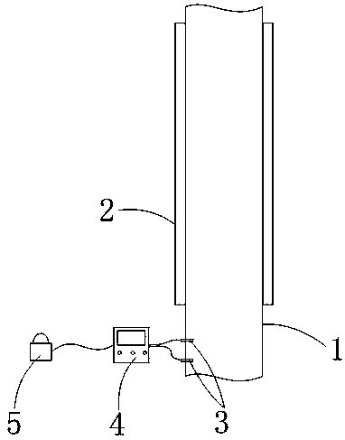 Cooling water leakage monitoring method and device of material cooler