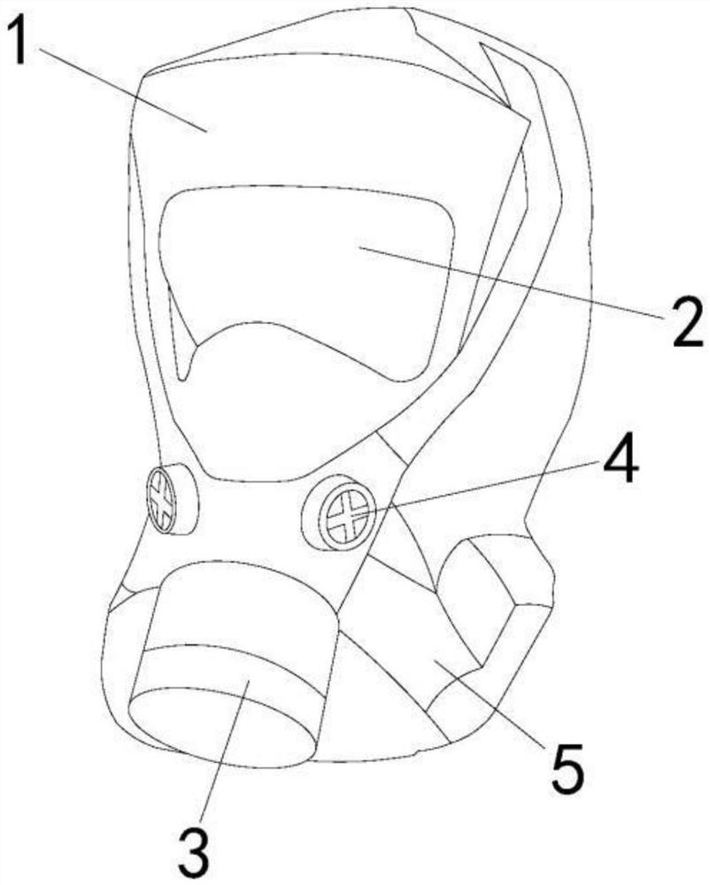 Public fire-fighting emergency escape respirator and use method