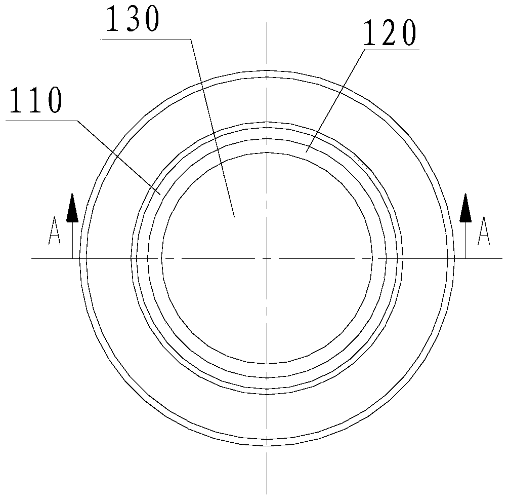 Hollow fiber membrane filter element potting mold and using method thereof