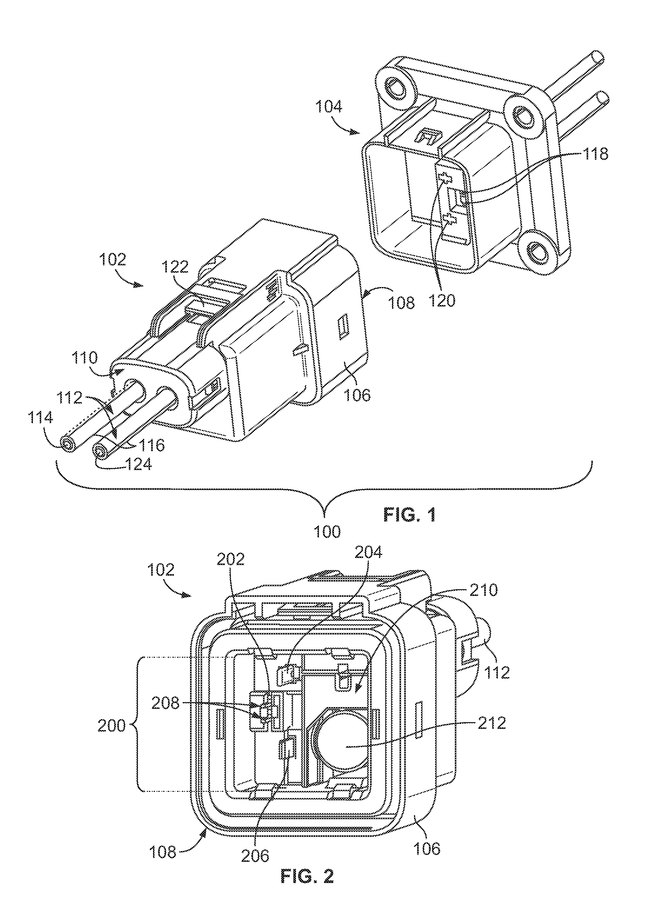 In-line fused connector