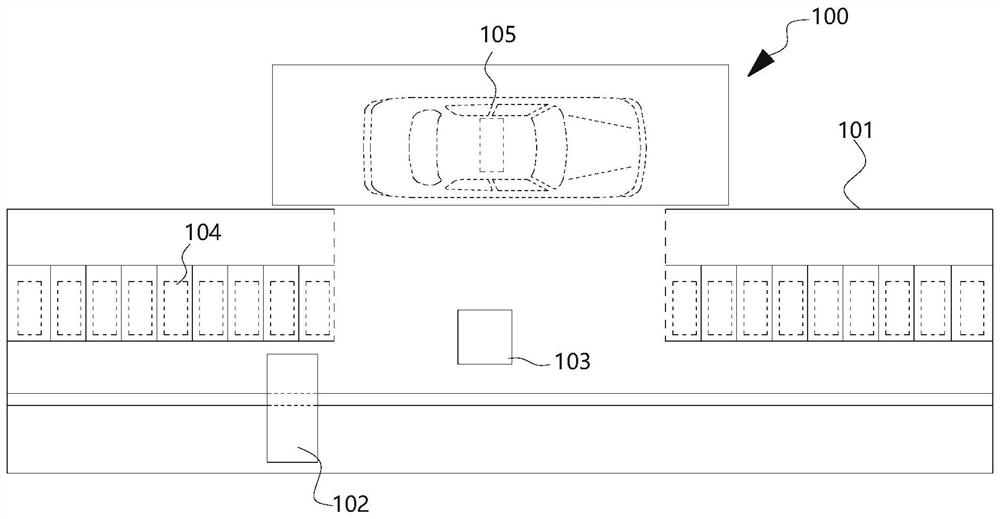 Battery replacement platform, battery mounting part and battery replacement moving device