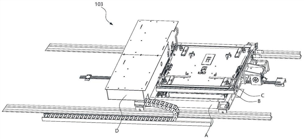 Battery replacement platform, battery mounting part and battery replacement moving device
