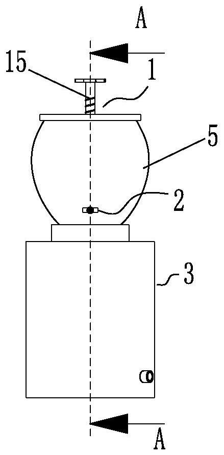 Cleaning device for floor drain