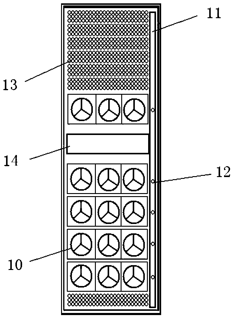 Power equipment monitoring device having intelligent heat-dissipation function and monitoring method thereof