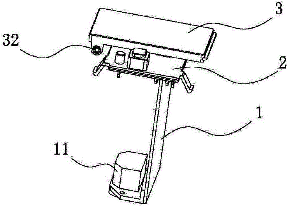 Core wire type switching device of filtering equipment