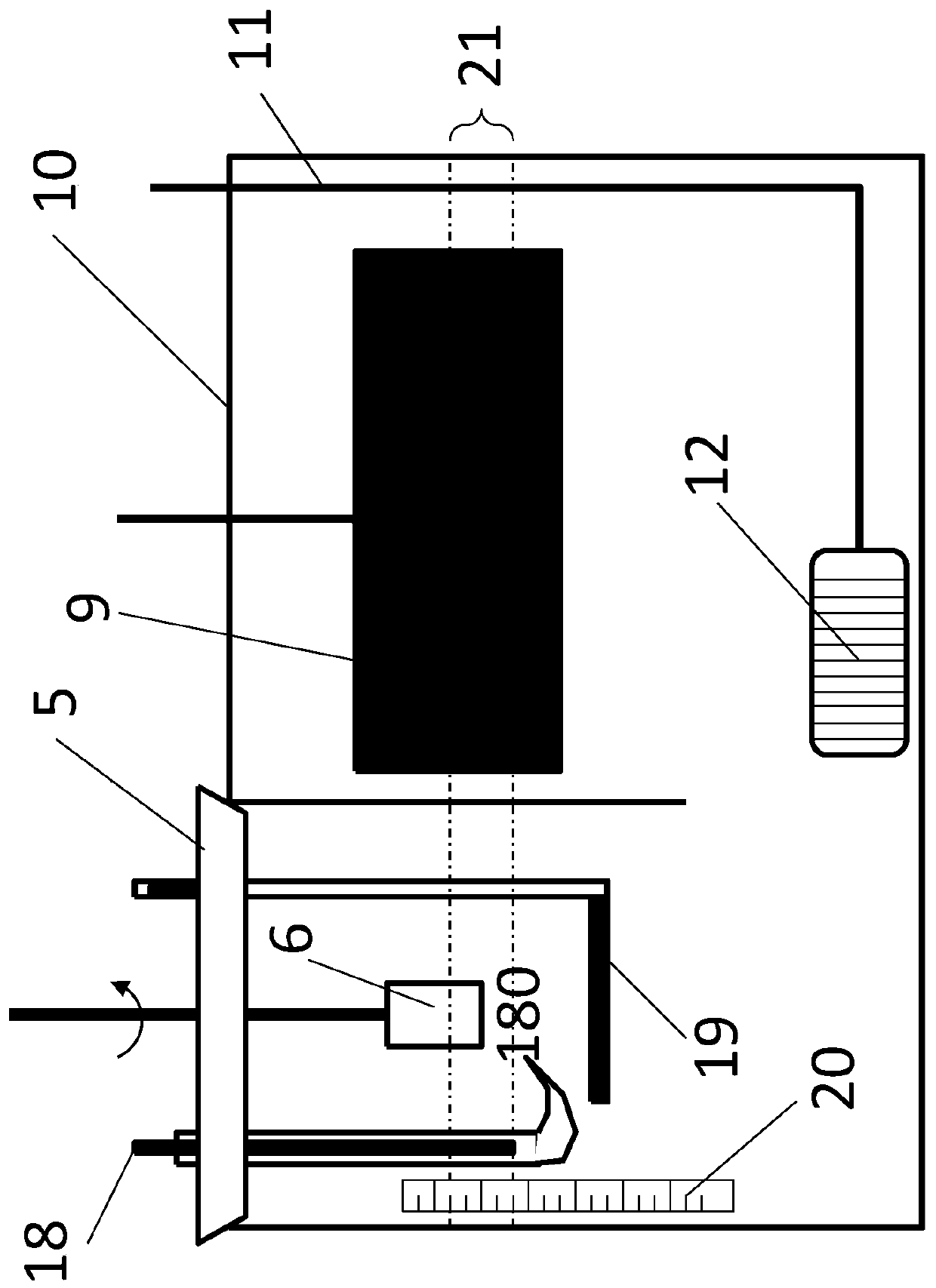 Oil-water alternating wetting corrosion simulation device and method