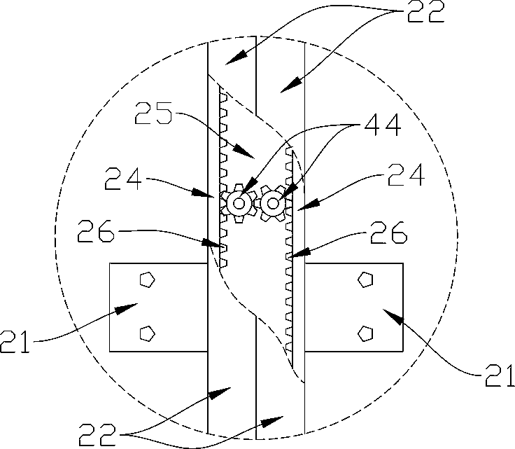 A wall-mounted digital TV receiving antenna