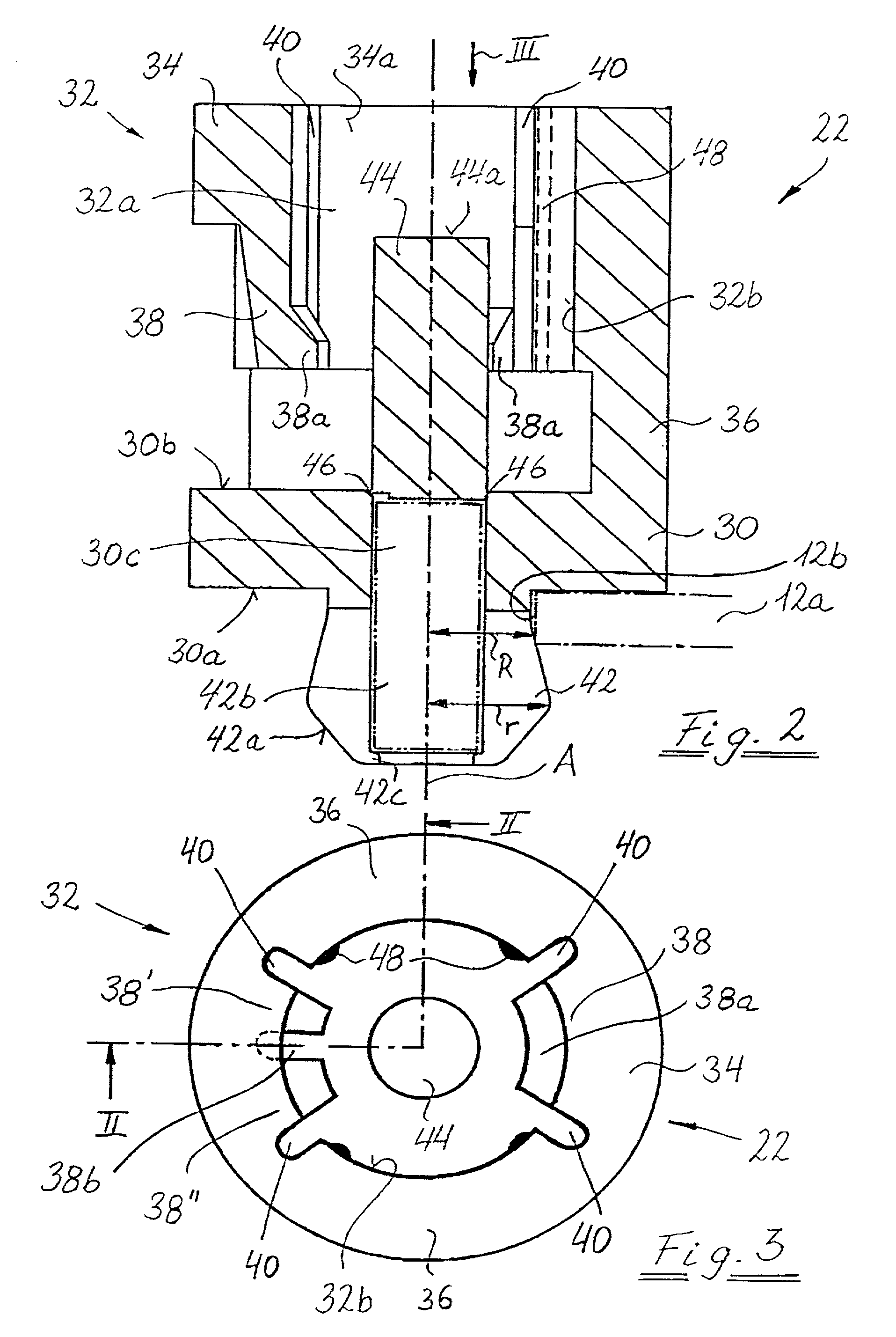 Length-adjustable column, and axial bearing and installation method for said length-adjustable column