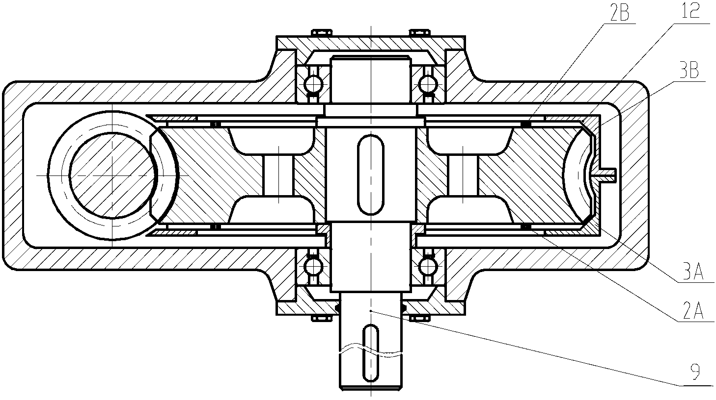 Vertical worm and worm gear mechanism with self-lubricating function