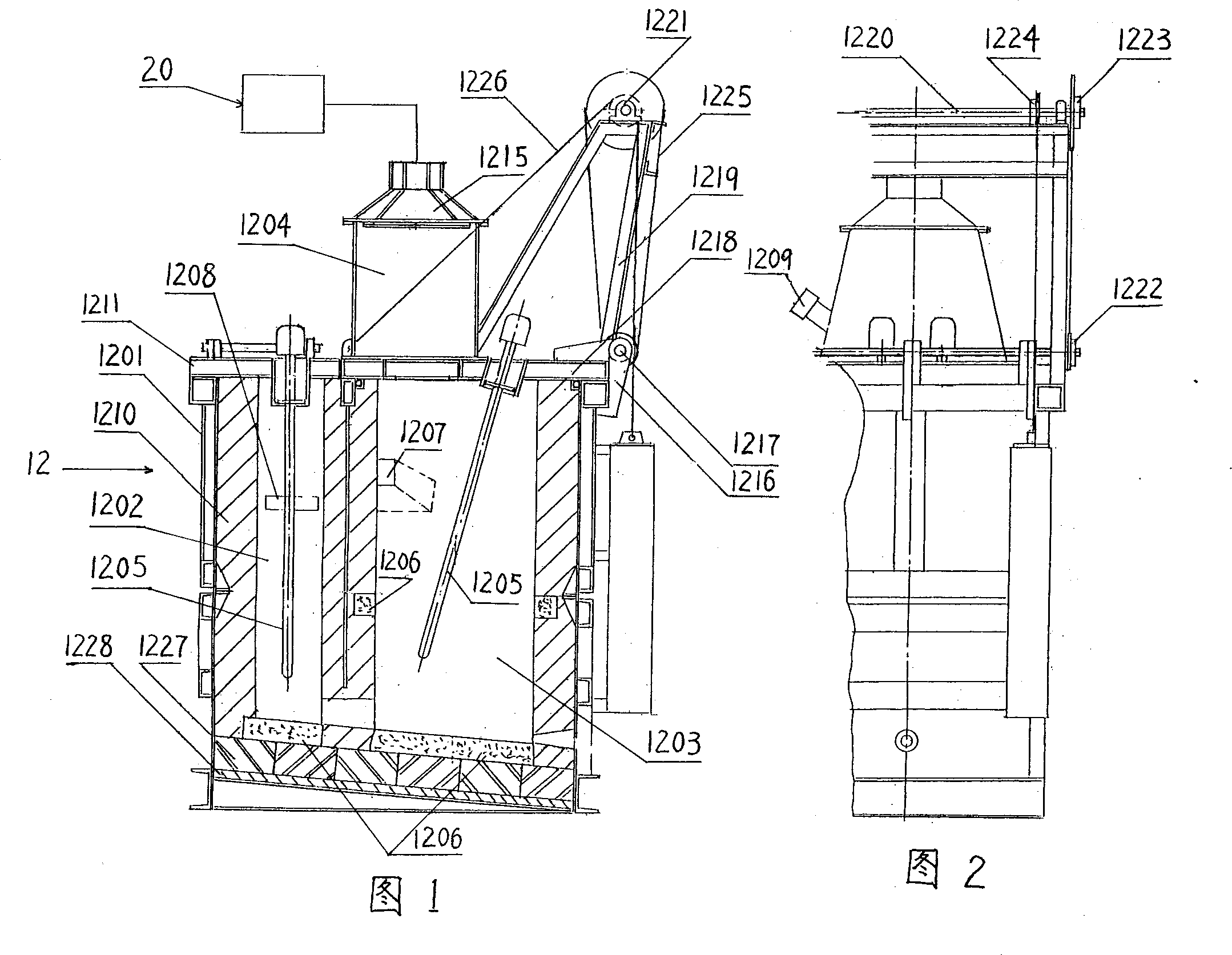 Method for cleaning molten non-ferrous metal and its equipment