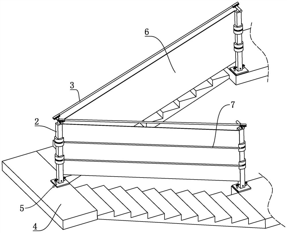 Staircase protection device