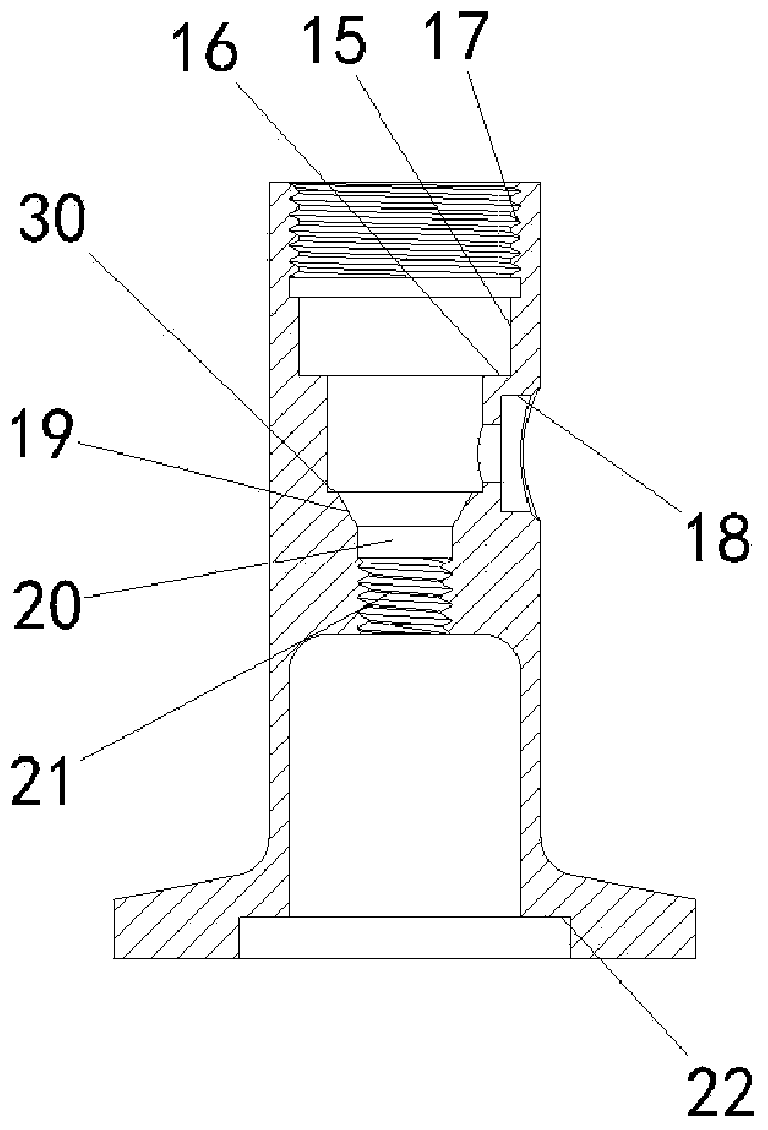 Free on-off vacuum valve device for high gas tightness and manufacture method thereof