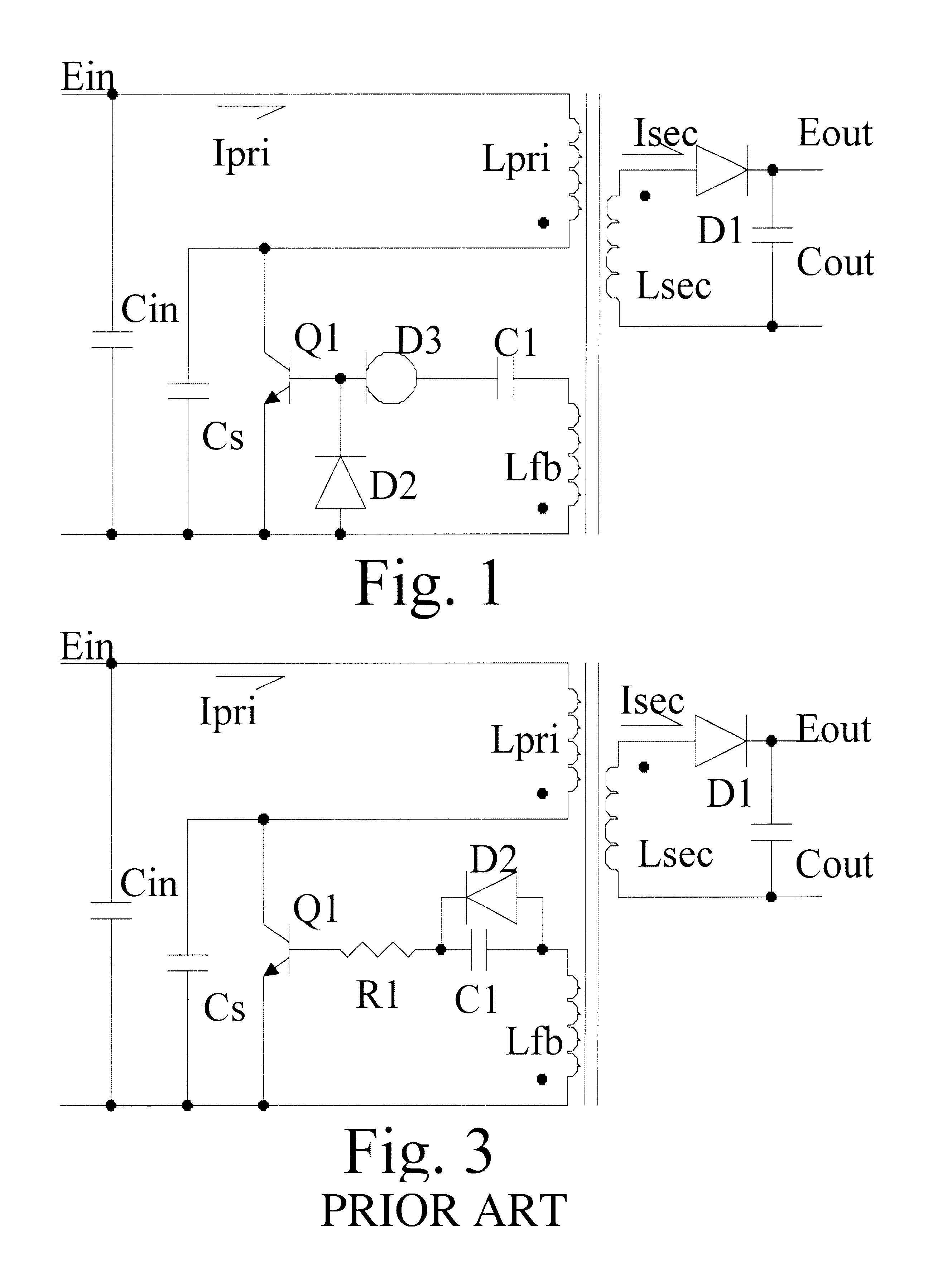 Self-oscillation type resonant flyback converter utilizing charge stored effect of the P-N diode