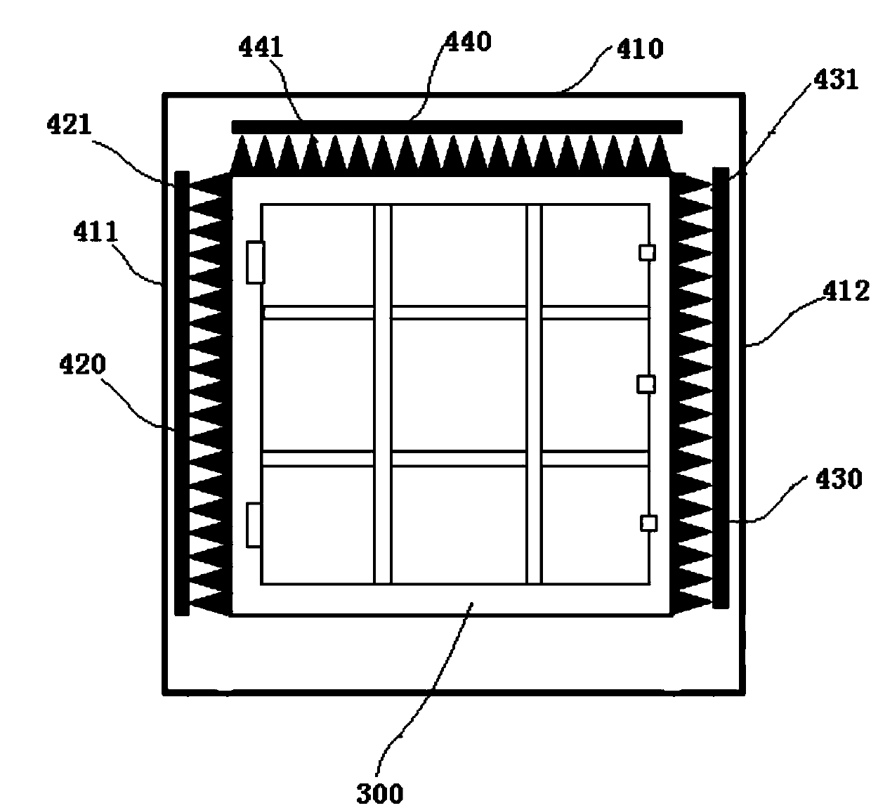 Household garbage container cleaning device and cleaning method thereof