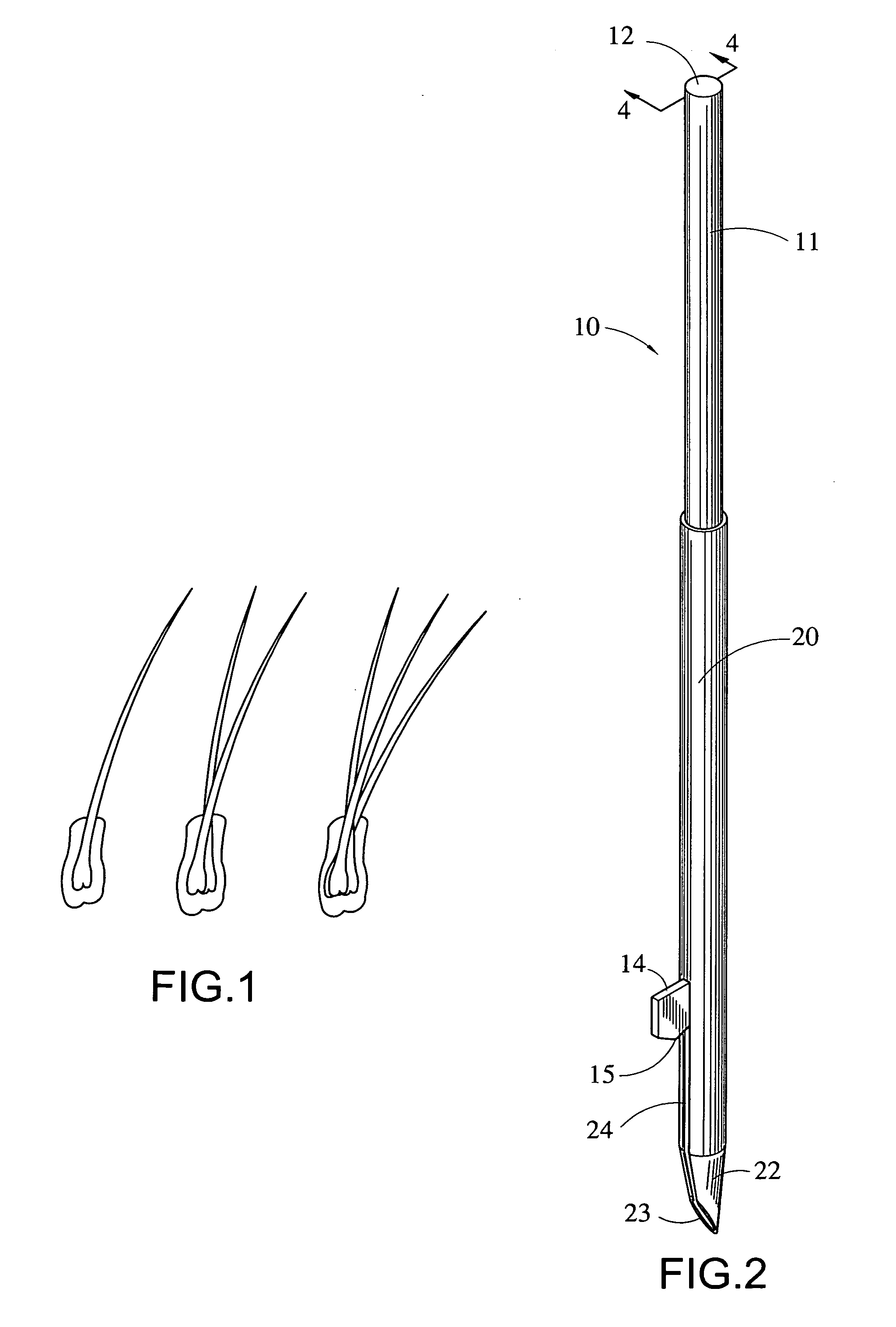 Micro-implanter for hair follicle