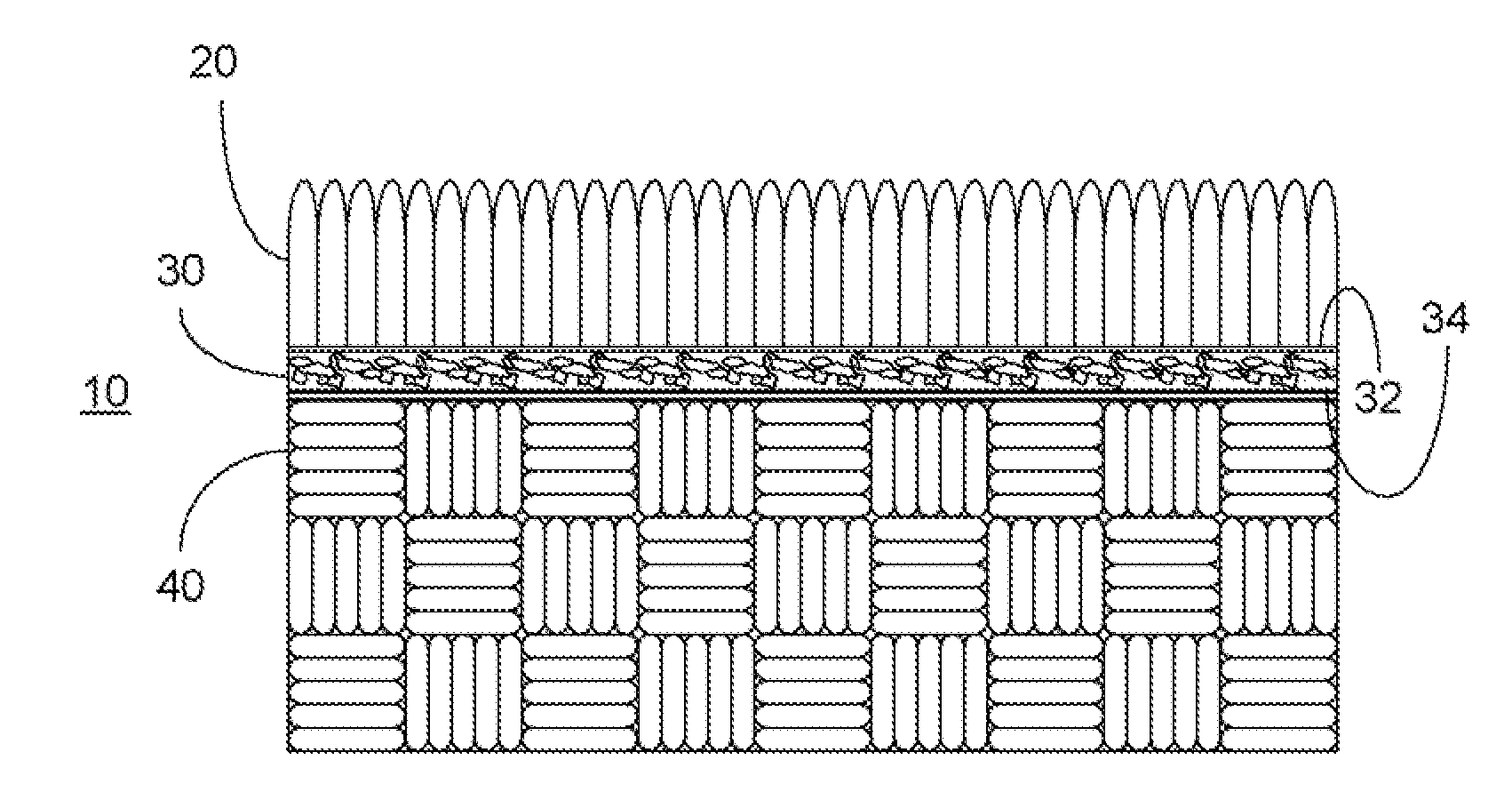Synthetic drainage and impact attenuation system