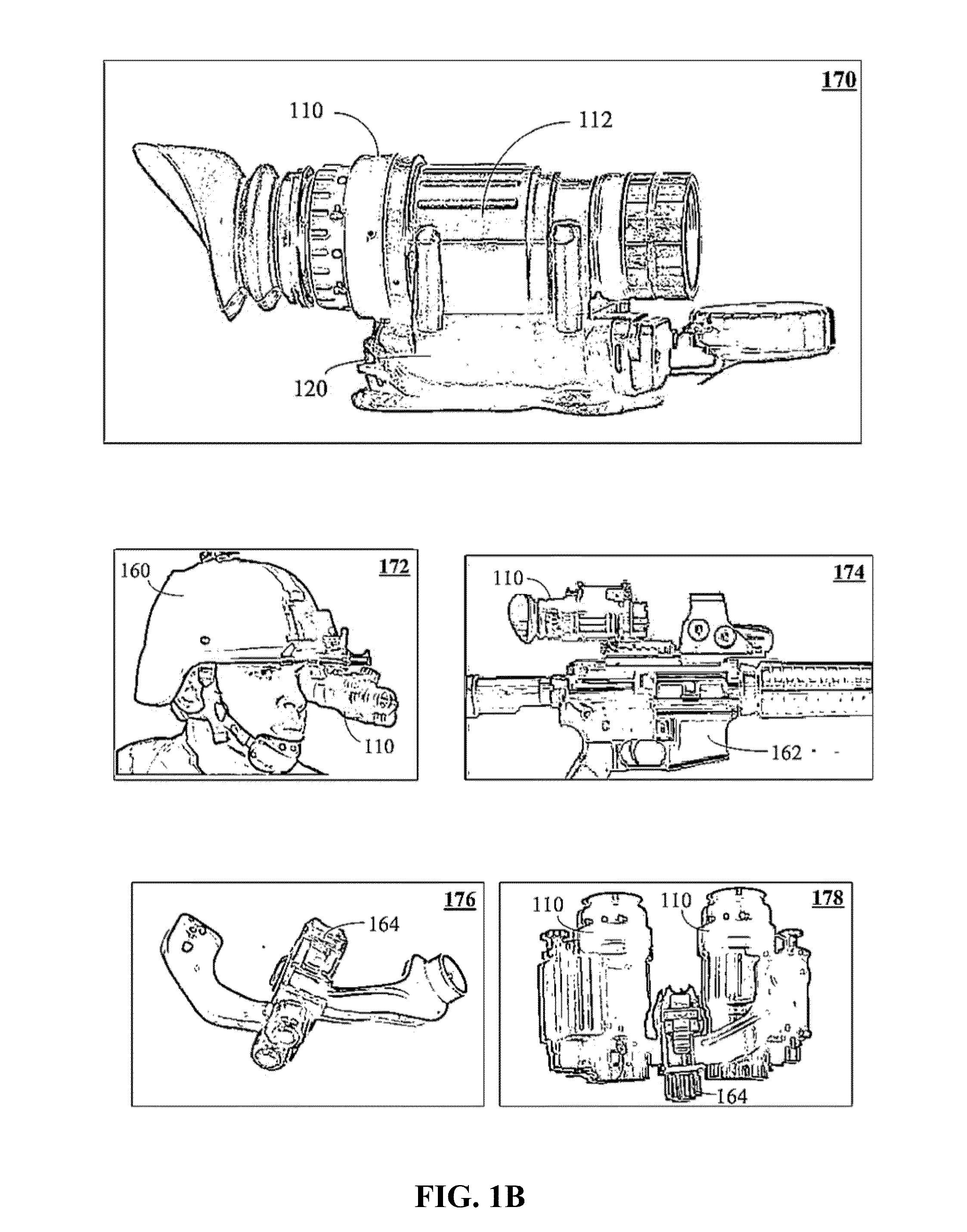 M914 (AP/PVS-14 style) improved dual carriage head mount and dual battery compartment systems