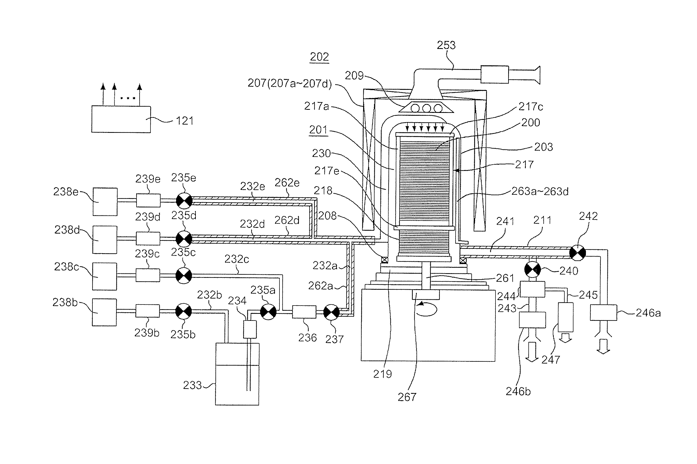 Substrate processing apparatus, method of manufacturing semiconductor device and furnace lid