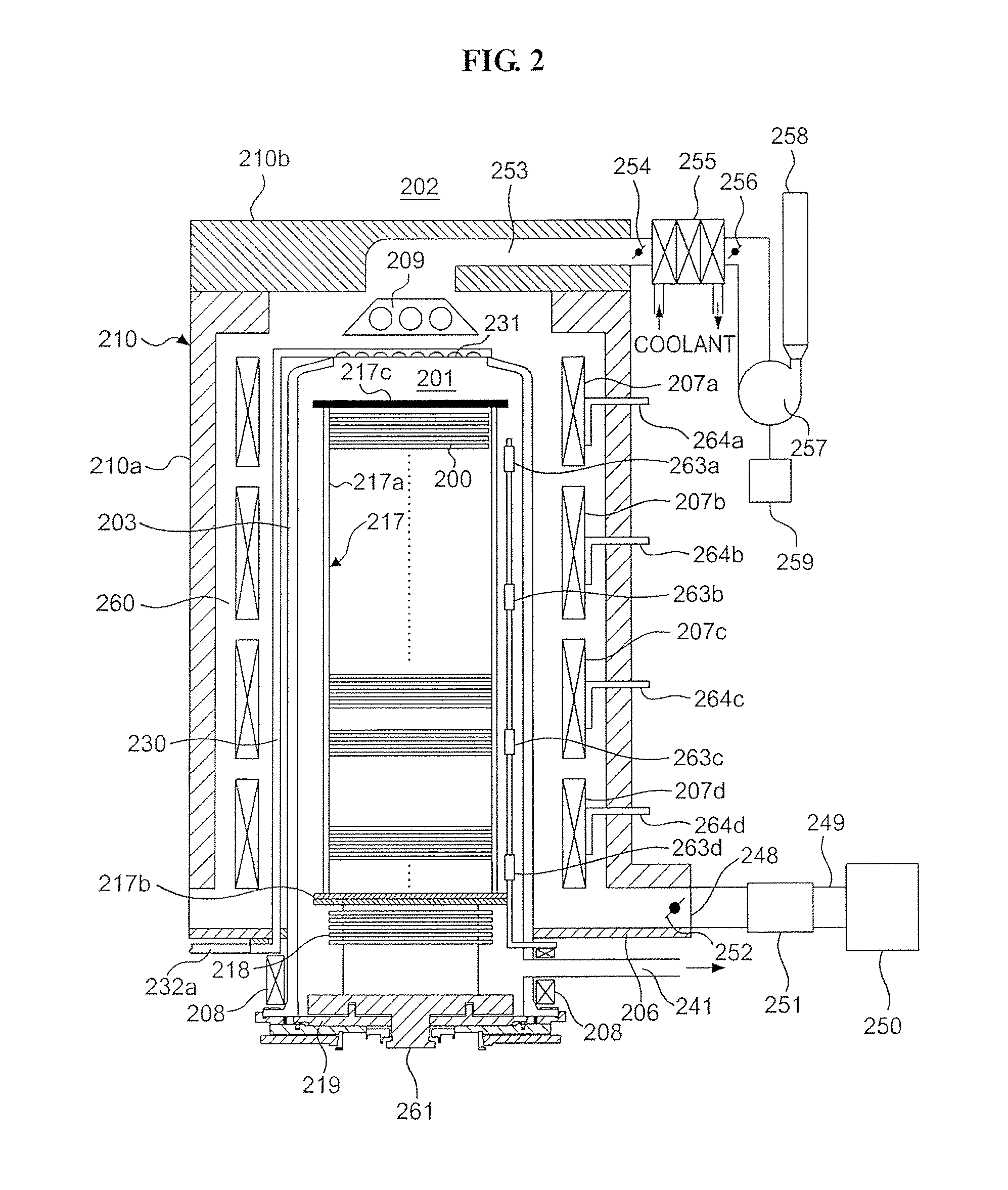 Substrate processing apparatus, method of manufacturing semiconductor device and furnace lid