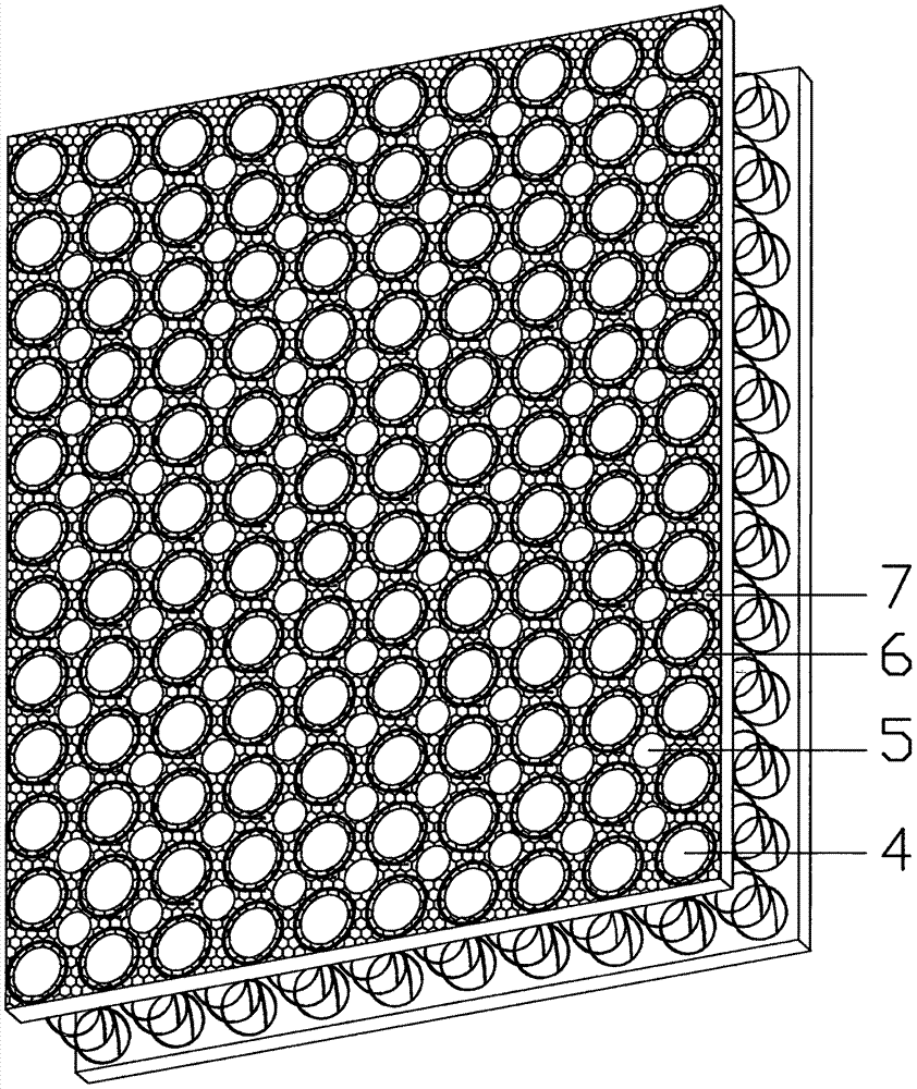 Elastic cushion core for cushion and preparation method thereof
