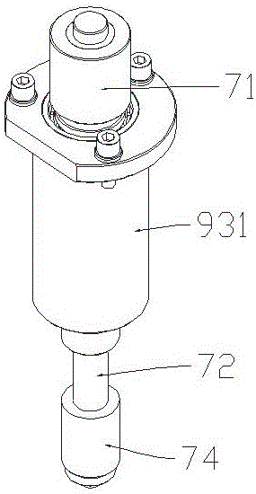 Automatic lamp detection device and detection device for bottle body thereof