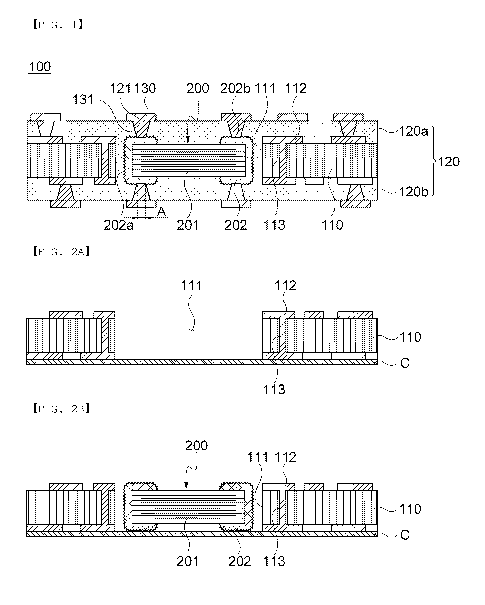 Printed circuit board including embedded electronic component and method for manufacturing the same