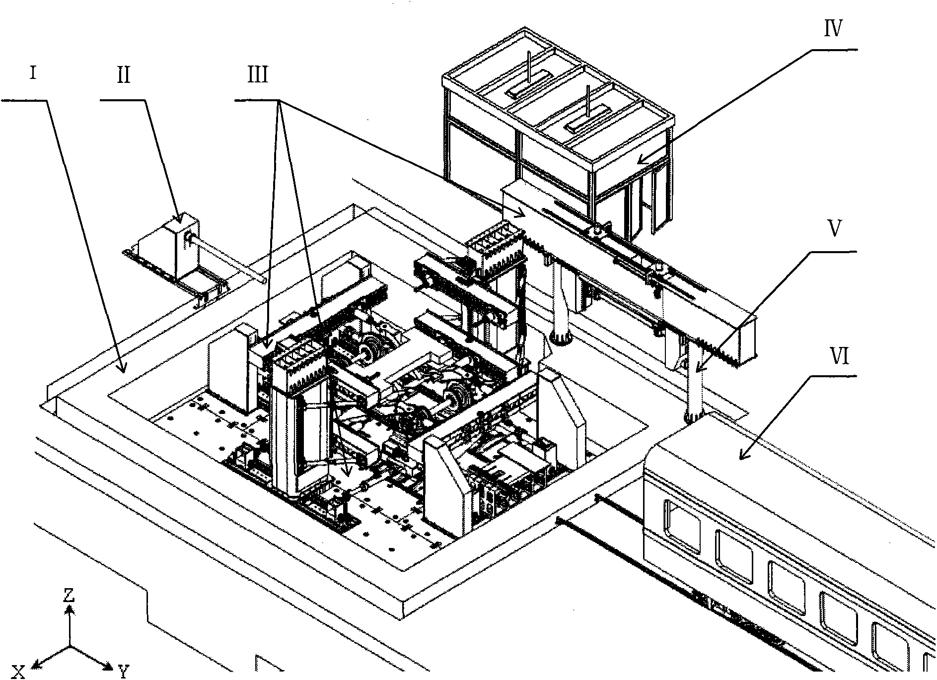 System for dynamically detecting stiffness parameters of closed-loop diagonal-bracing type vehicle bogies