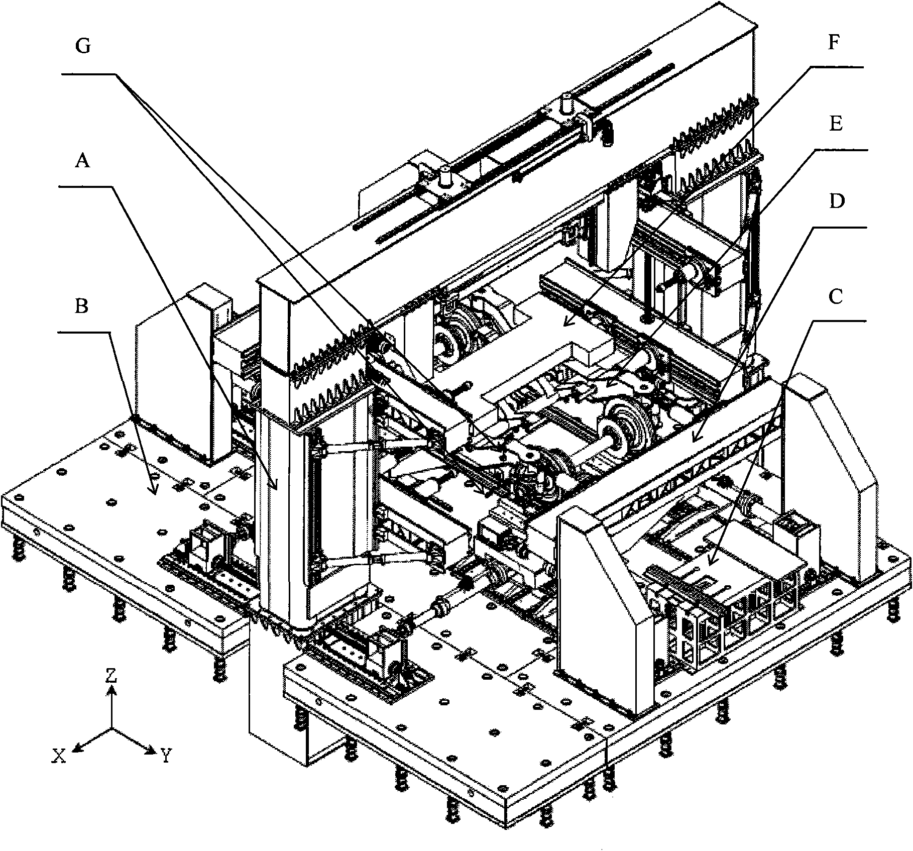 System for dynamically detecting stiffness parameters of closed-loop diagonal-bracing type vehicle bogies