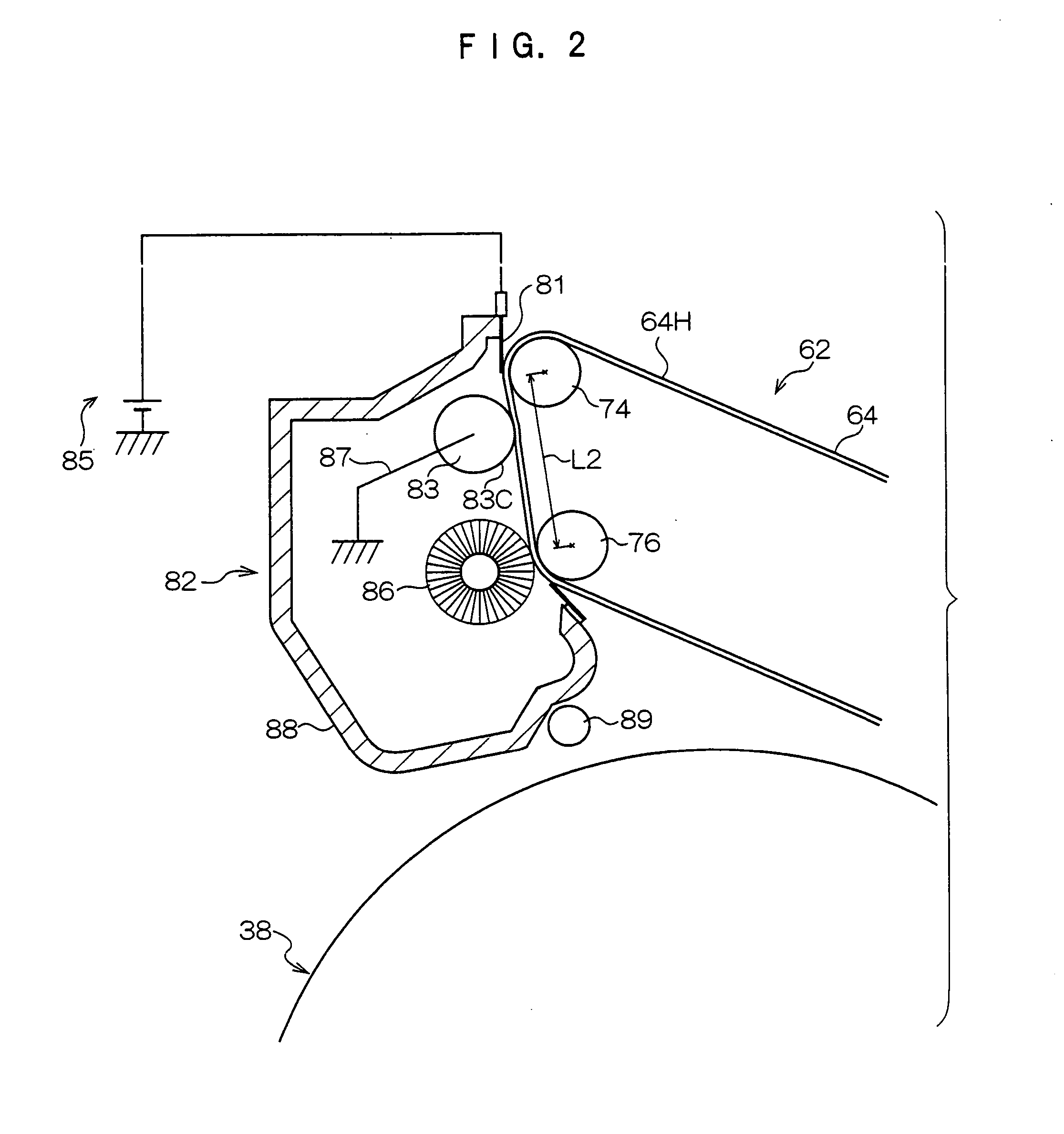 Intermediate transfer device and image forming device