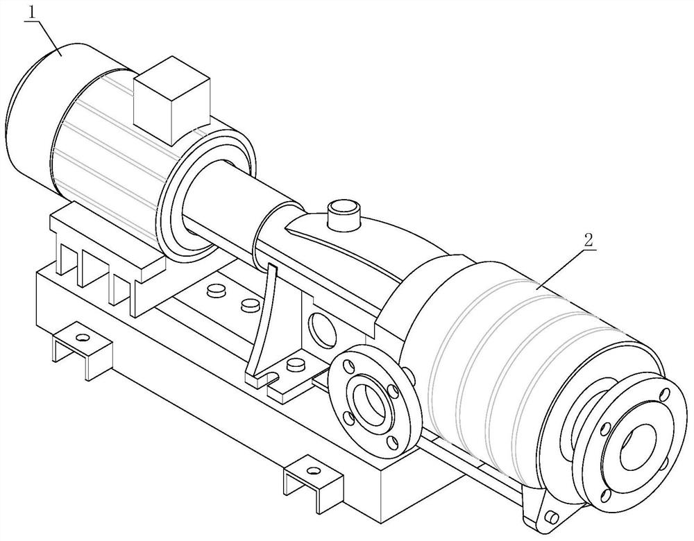 Impeller structure submersible pump assembly with floating balance function
