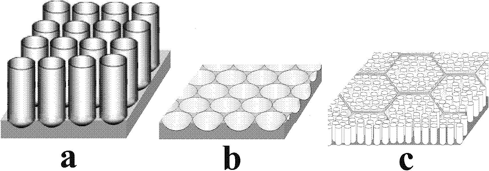 Honeycomb ordered titanium dioxide nanotube array film and preparation method thereof