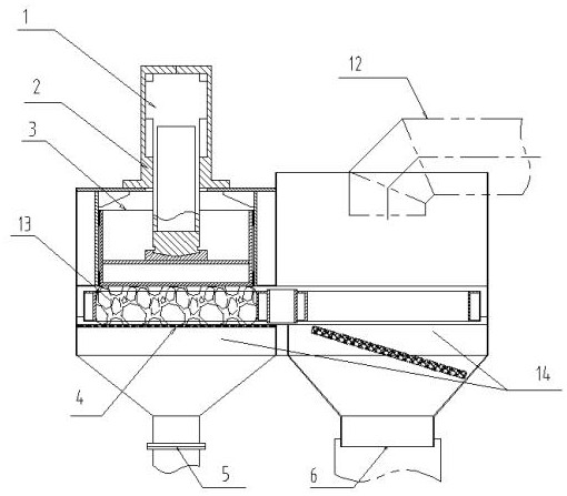 High-pressure extrusion dehydrator for garbage treatment
