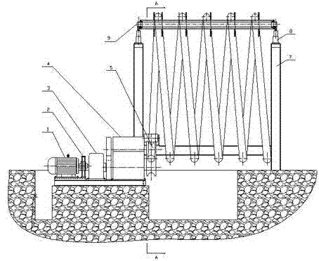 Start-up heating furnace coil pipe production method of synthetic ammonia device