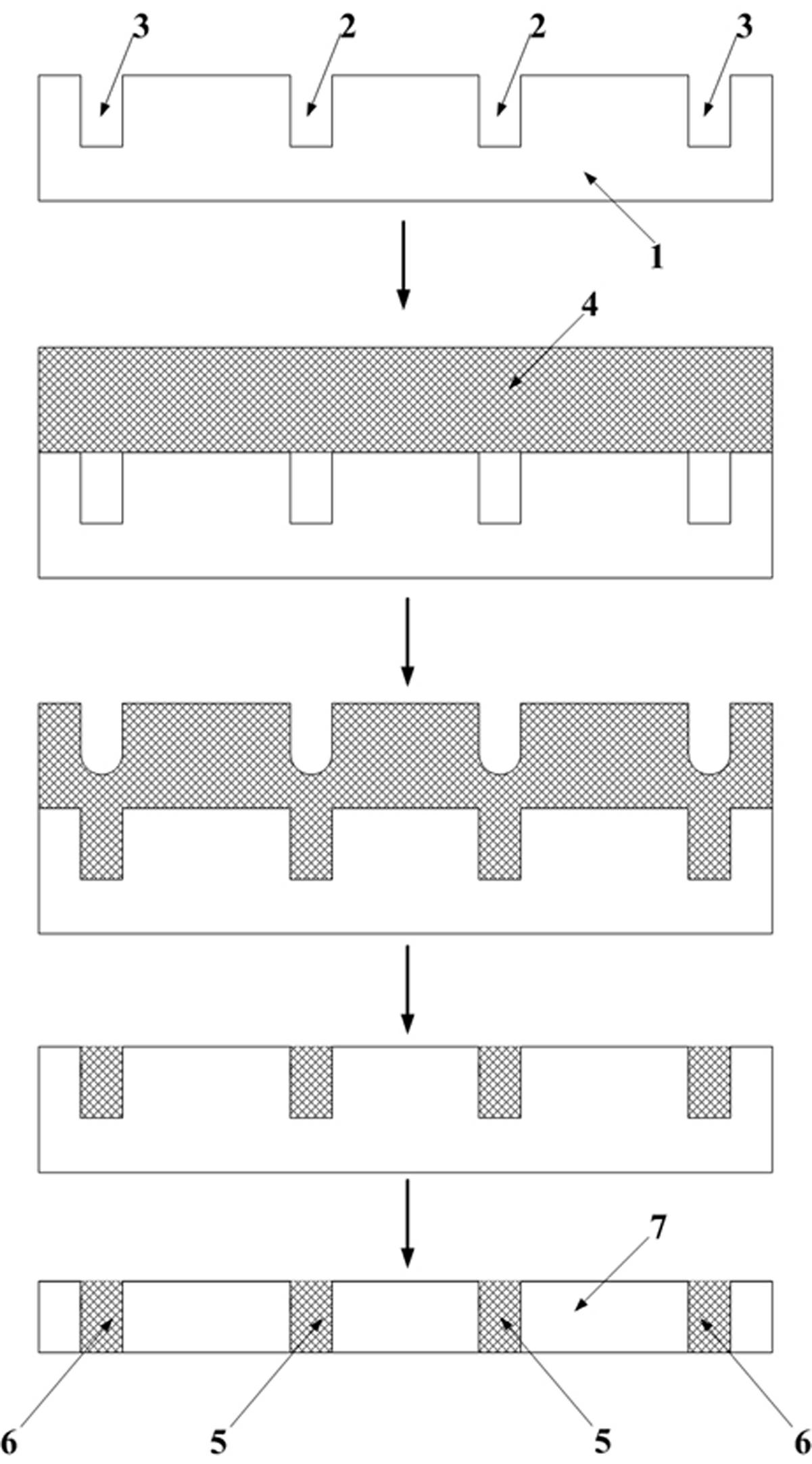 Thermal type wind sensor based on anisotropic heat-conducting substrate and preparation method therefor