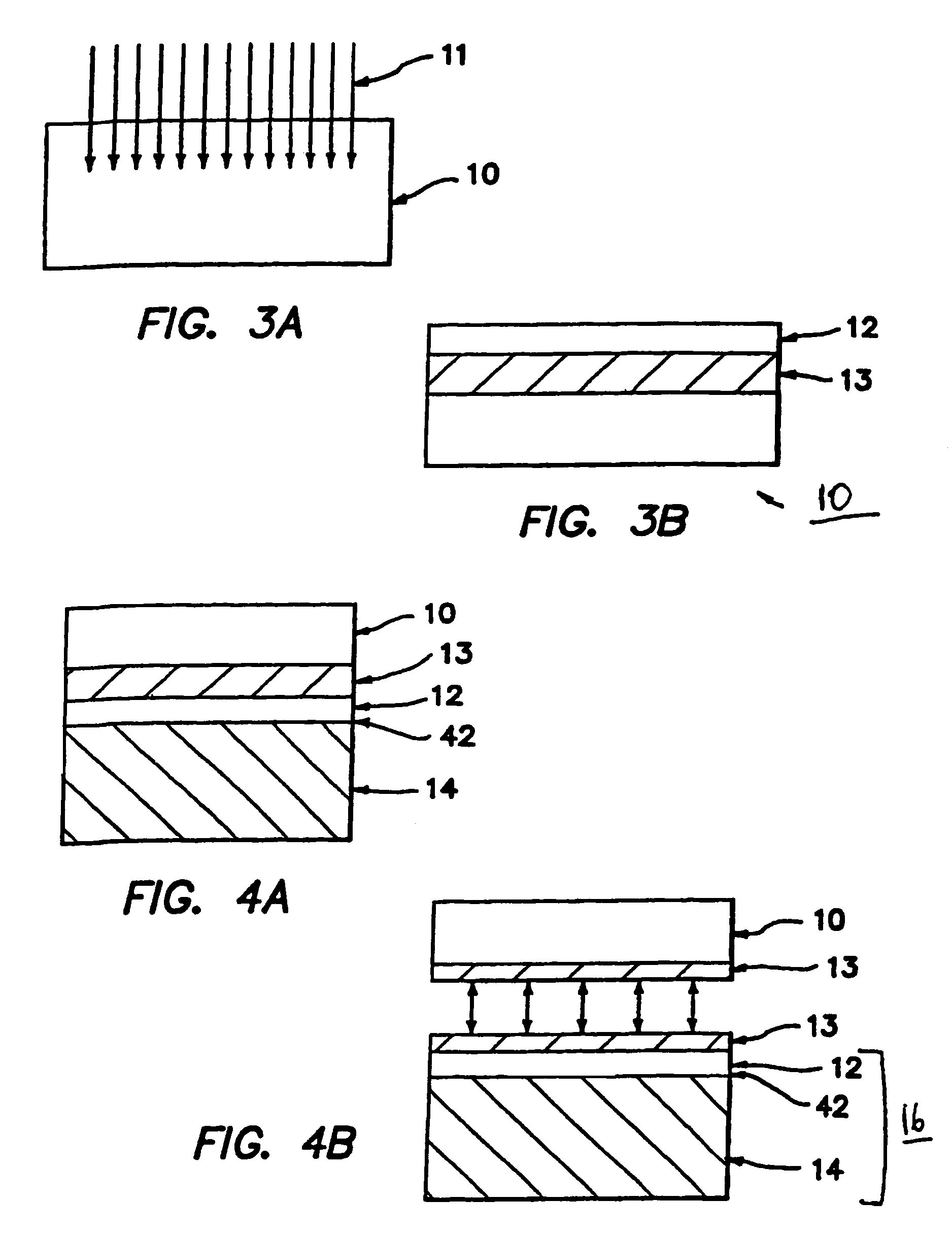 Wafer bonded virtual substrate and method for forming the same