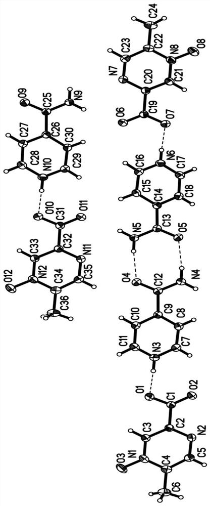Isonicotinamide and acipimox eutectic crystal II and preparation method thereof