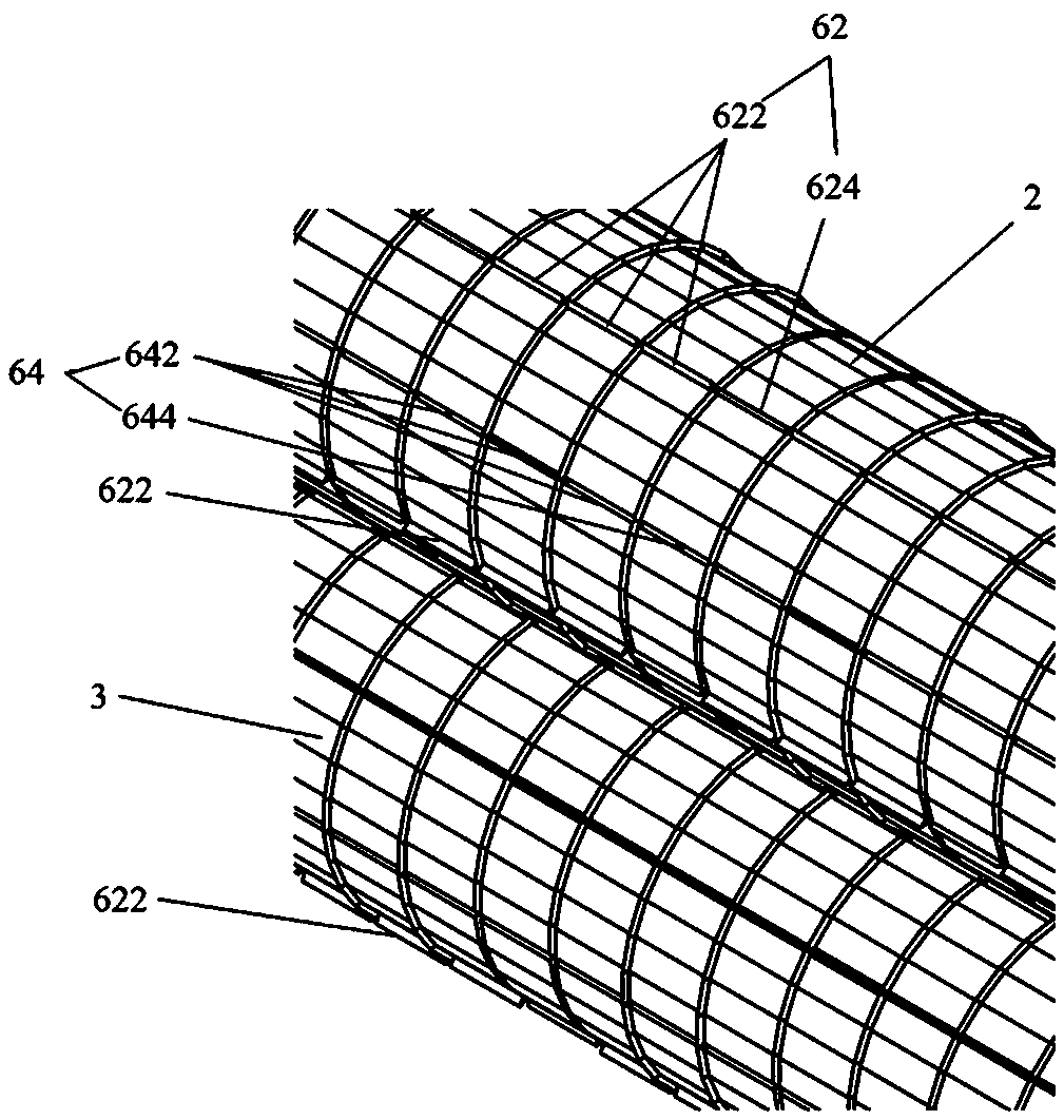 A preparation device for folding honeycomb precursor and its use method